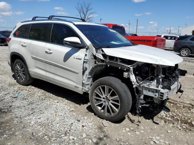 5TDDGRFH5HS032403 - 2017 TOYOTA HIGHLANDER HYBRID LIMITED WHITE photo 4