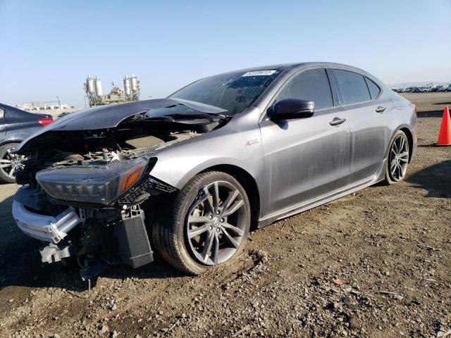 19UUB1F6XKA003094 - 2019 ACURA TLX TECHNOLOGY GRAY photo 1