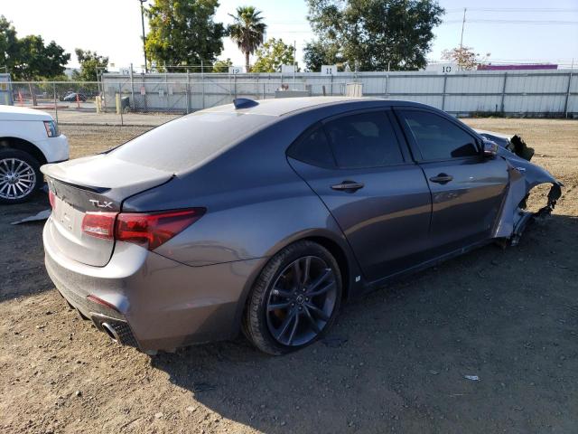 19UUB1F6XKA003094 - 2019 ACURA TLX TECHNOLOGY GRAY photo 3