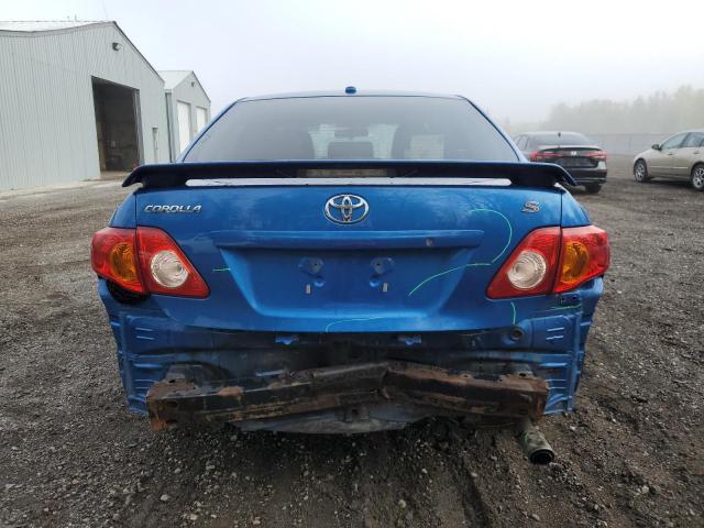 2T1BU40E59C089681 - 2009 TOYOTA COROLLA BASE BLUE photo 6