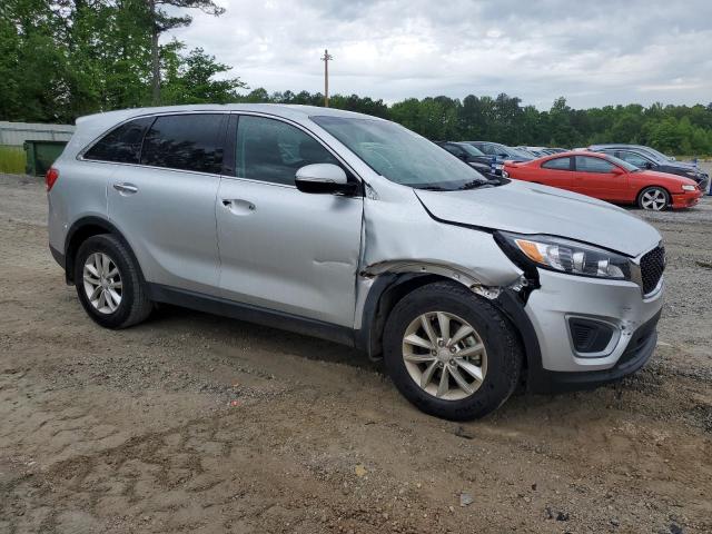 5XYPG4A37GG147673 - 2016 KIA SORENTO LX SILVER photo 4