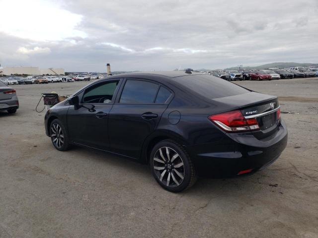 19XFB2F96FE284207 - 2015 HONDA CIVIC EXL შავი ფოტო 2