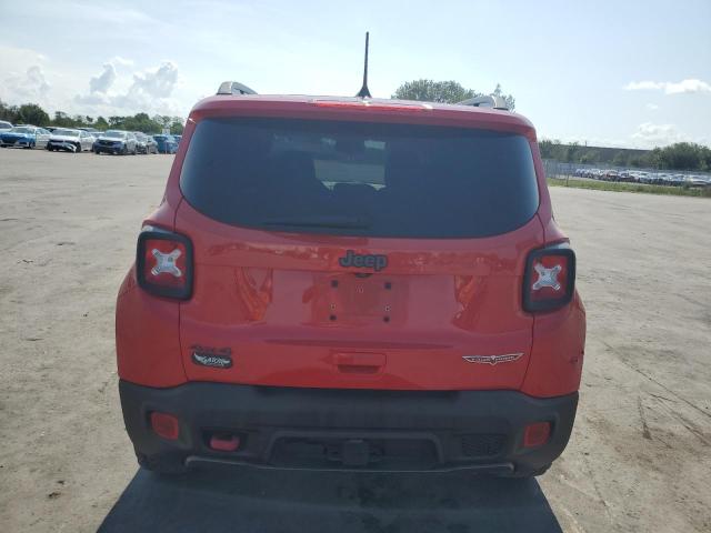 ZACNJBC18KPJ85962 - 2019 JEEP RENEGADE TRAILHAWK RED photo 6