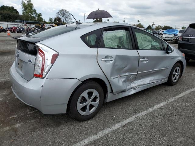 JTDKN3DU0C5476796 - 2012 TOYOTA PRIUS SILVER photo 3