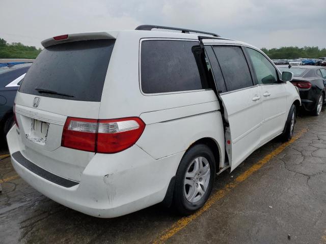 5FNRL38707B448252 - 2007 HONDA ODYSSEY EXL WHITE photo 3