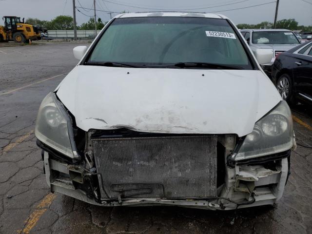 5FNRL38707B448252 - 2007 HONDA ODYSSEY EXL WHITE photo 5