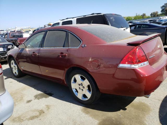 2G1WD58C589110904 - 2008 CHEVROLET IMPALA SUPER SPORT BURGUNDY photo 2