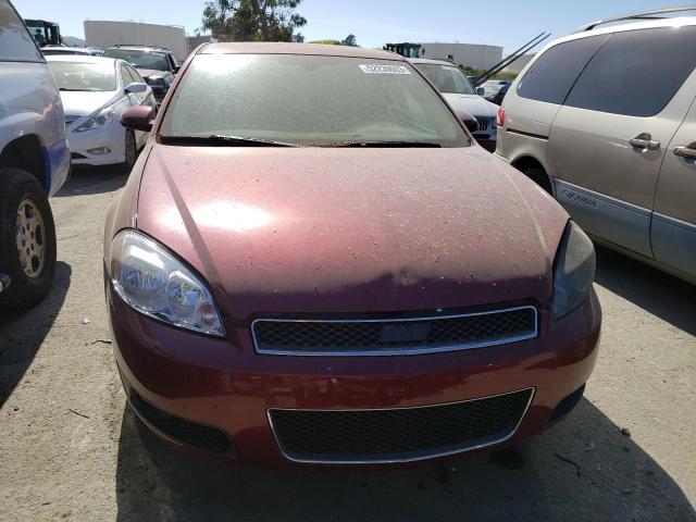 2G1WD58C589110904 - 2008 CHEVROLET IMPALA SUPER SPORT BURGUNDY photo 5