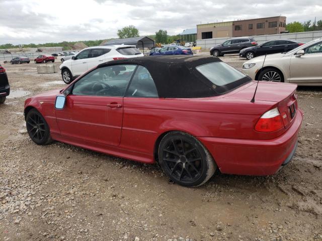 WBABW53485PJ97000 - 2005 BMW 330 CI RED photo 2