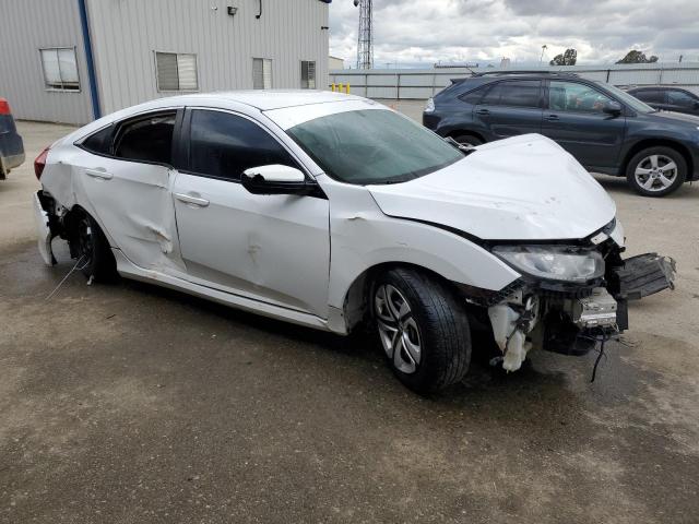 2HGFC2F59JH566446 - 2018 HONDA CIVIC LX WHITE photo 4