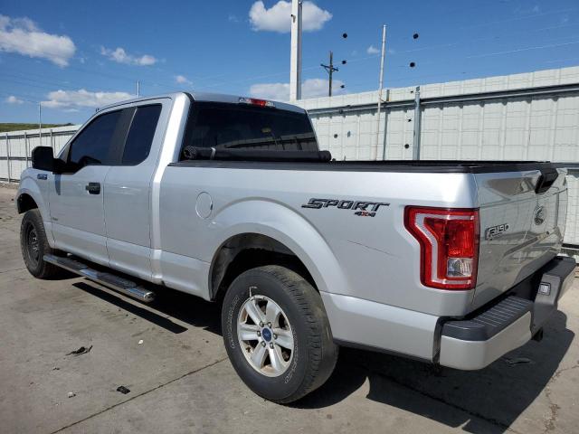 1FTEX1EP5FFD04301 - 2015 FORD F150 SUPER CAB SILVER photo 2