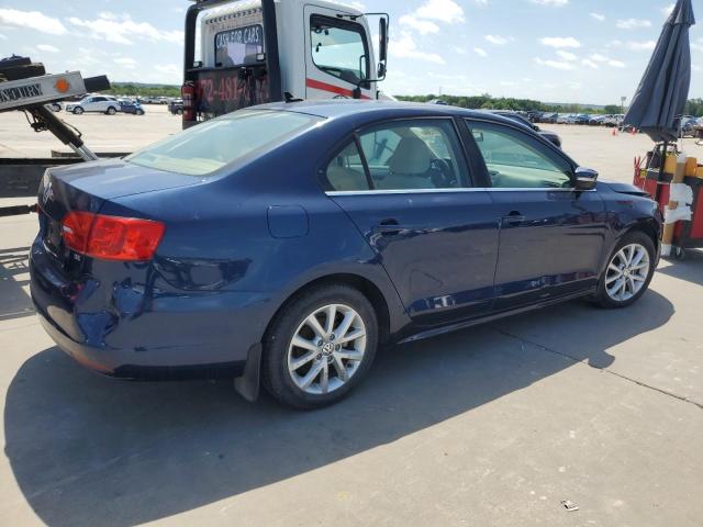 3VWD17AJ6EM397407 - 2014 VOLKSWAGEN JETTA SE BLUE photo 3