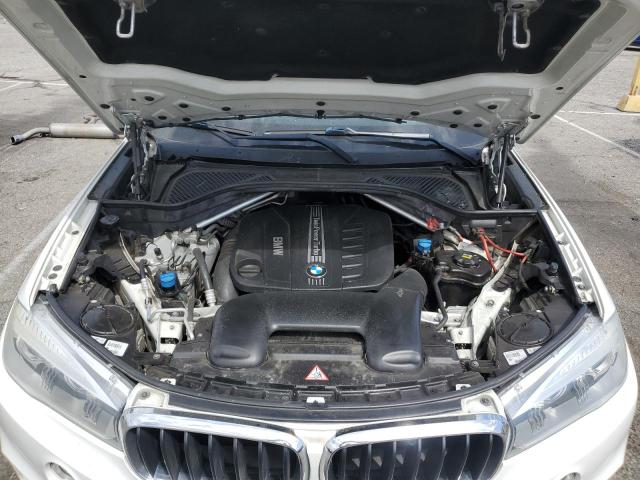 5UXKS4C5XF0N09229 - 2015 BMW X5 XDRIVE35D WHITE photo 12
