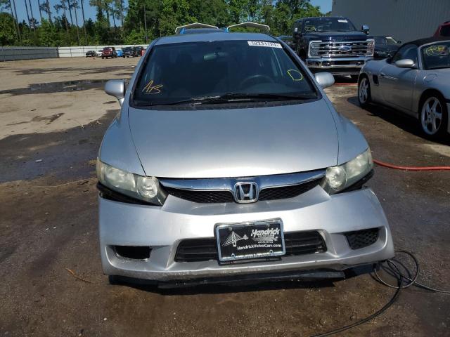 2HGFA1F65BH509333 - 2011 HONDA CIVIC LX-S Արծաթագույն լուսանկար 5