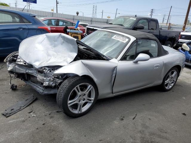 JM1NB353540400694 - 2004 MAZDA MX-5 MIATA BASE SILVER photo 1