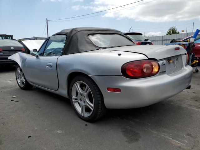 JM1NB353540400694 - 2004 MAZDA MX-5 MIATA BASE SILVER photo 2