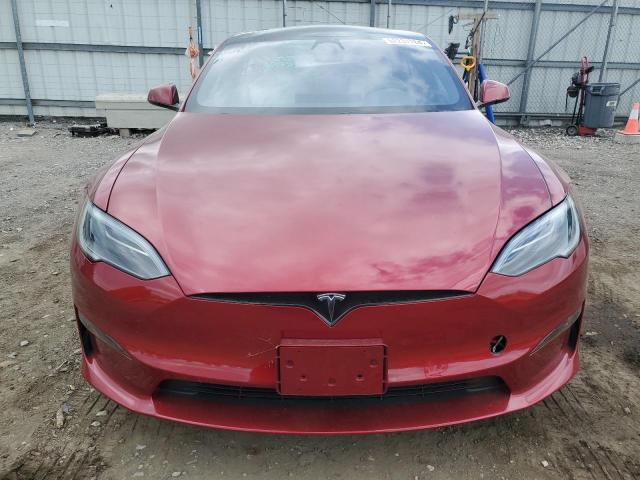5YJSA1E67PF524962 - 2023 TESLA MODEL S Qırmızı foto 5