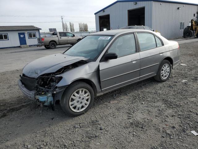 2HGES16594H546842 - 2004 HONDA CIVIC LX GRAY photo 1