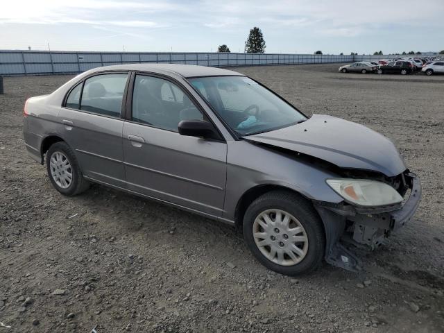 2HGES16594H546842 - 2004 HONDA CIVIC LX GRAY photo 4