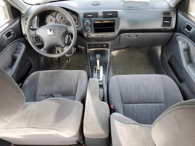 2HGES16594H546842 - 2004 HONDA CIVIC LX GRAY photo 8