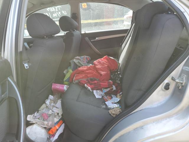 KL1TD56638B058055 - 2008 CHEVROLET AVEO BASE SILVER photo 10