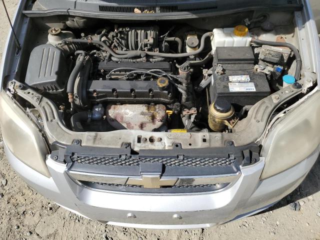 KL1TD56638B058055 - 2008 CHEVROLET AVEO BASE SILVER photo 11
