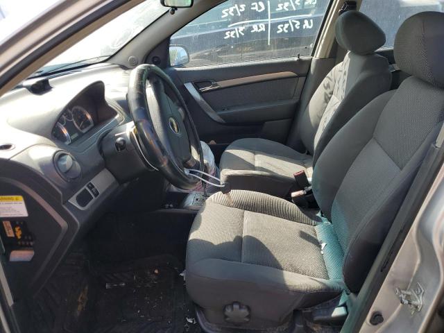 KL1TD56638B058055 - 2008 CHEVROLET AVEO BASE SILVER photo 7