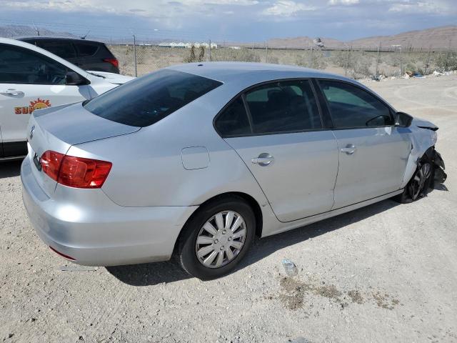 3VW2K7AJ5EM313419 - 2014 VOLKSWAGEN JETTA BASE 银色 照片 3