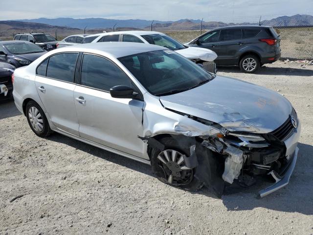 3VW2K7AJ5EM313419 - 2014 VOLKSWAGEN JETTA BASE 银色 照片 4