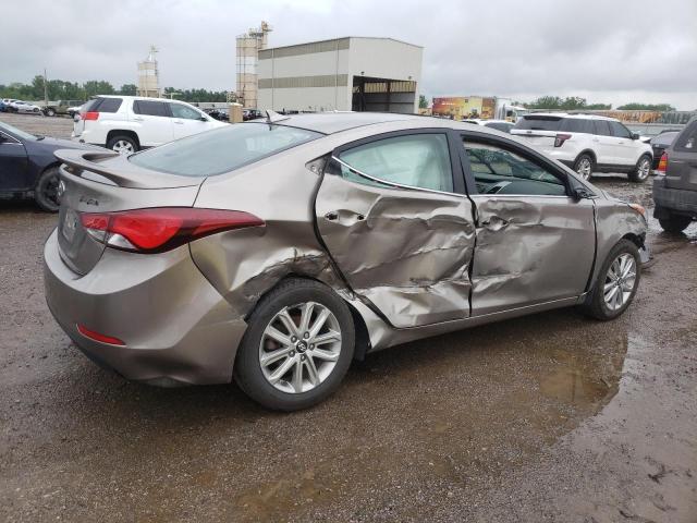 5NPDH4AE4FH601967 - 2015 HYUNDAI ELANTRA SE GRAY photo 3