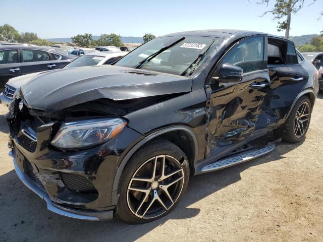 4JGED6EB7GA009480 - 2016 MERCEDES-BENZ GLE COUPE 450 4MATIC BLACK photo 1