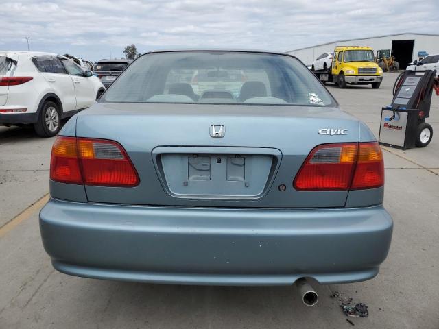2HGEJ6615YH541088 - 2000 HONDA CIVIC BASE TEAL photo 6