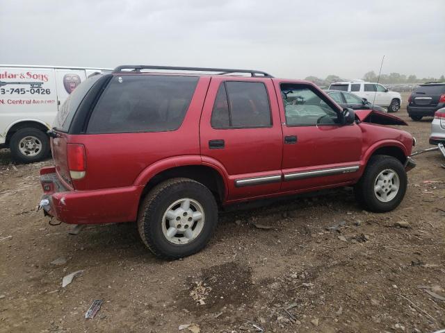 1GNDT13W0Y2253812 - 2000 CHEVROLET BLAZER RED photo 3