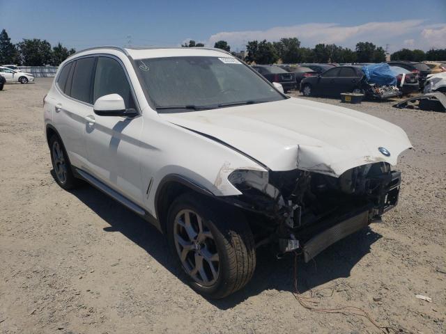 5UXTY3C08M9F68311 - 2021 BMW X3 SDRIVE30I WHITE photo 4