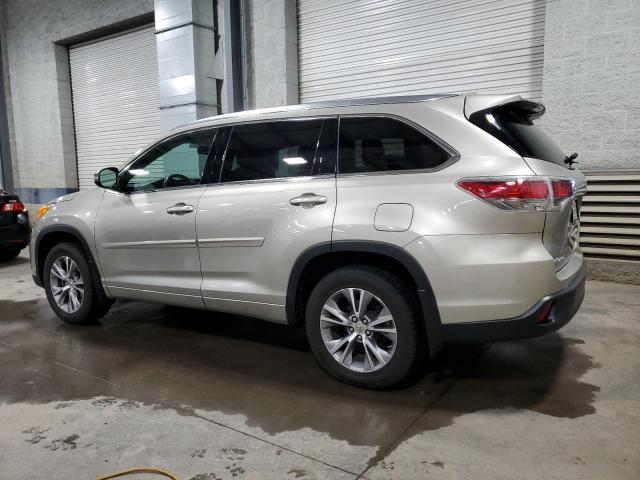 5TDJKRFH5ES019096 - 2014 TOYOTA HIGHLANDER XLE 米色 照片 2