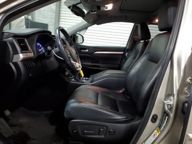 5TDJKRFH5ES019096 - 2014 TOYOTA HIGHLANDER XLE 米色 照片 7