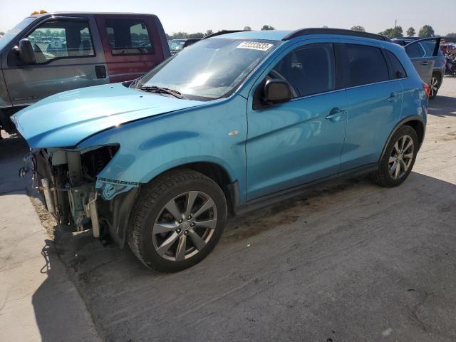 4A4AP5AU2DE024445 - 2013 MITSUBISHI OUTLANDER LE BLUE photo 1