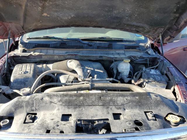 1C6RR6LT7KS539462 - 2019 RAM 1500 CLASS SLT მუქწითელი ფოტო 11