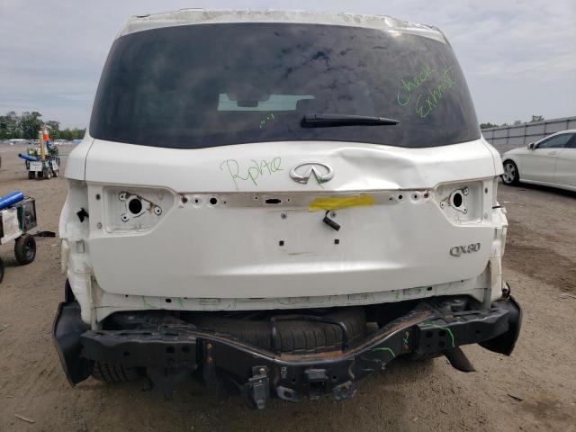 JN8AZ2NE3K9228555 - 2019 INFINITI QX80 LUXE WHITE photo 6