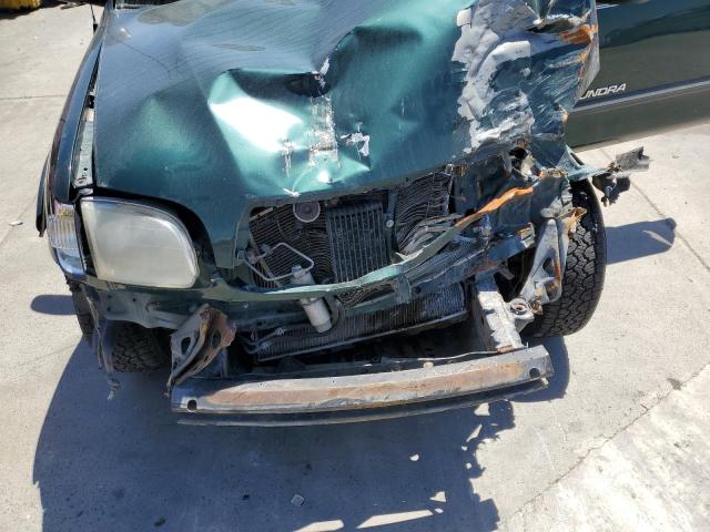 5TBBT4415YS001138 - 2000 TOYOTA TUNDRA ACCESS CAB Կանաչ լուսանկար 11
