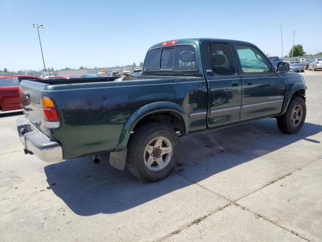 5TBBT4415YS001138 - 2000 TOYOTA TUNDRA ACCESS CAB GREEN photo 3