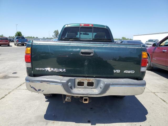 5TBBT4415YS001138 - 2000 TOYOTA TUNDRA ACCESS CAB GREEN photo 6