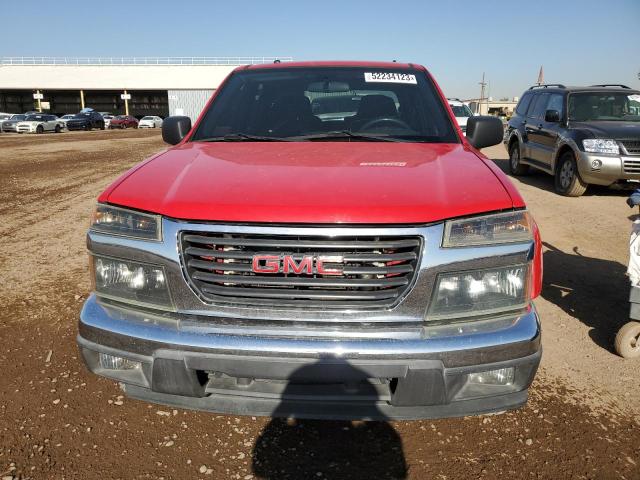 1GTCS13E898100222 - 2009 GMC CANYON RED photo 5