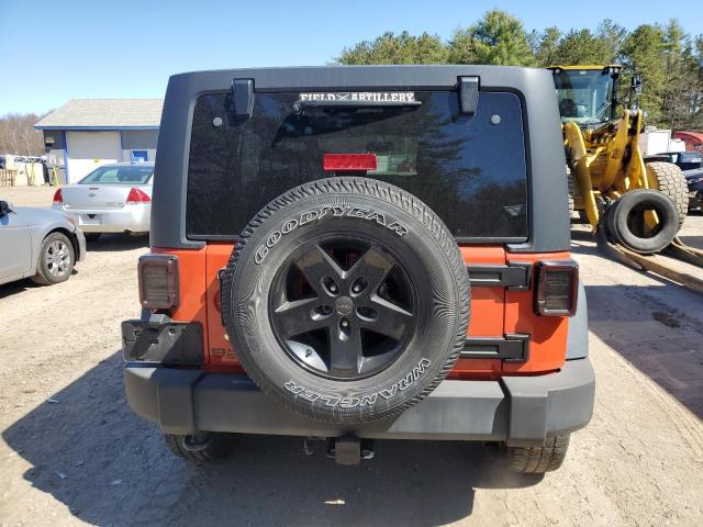 1C4BJWDG9EL177572 - 2014 JEEP WRANGLER U SPORT ORANGE photo 6