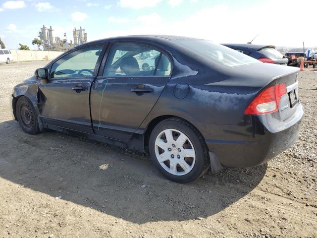 2HGFA1F54BH517740 - 2011 HONDA CIVIC LX BLACK photo 2