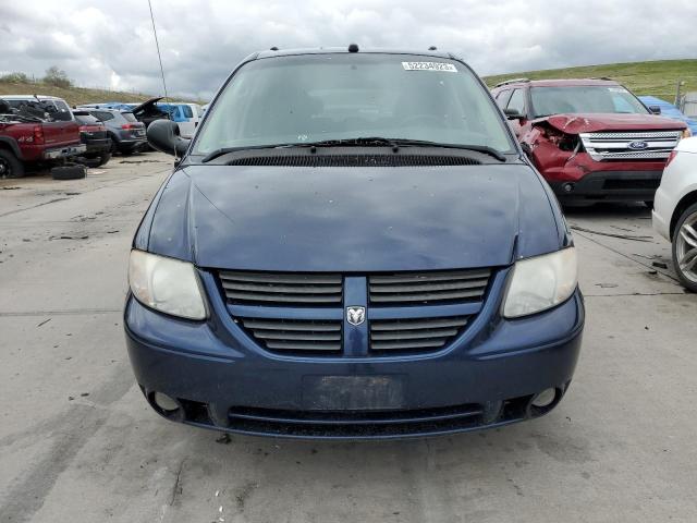 2D4GP44L55R443699 - 2005 DODGE CARAVAN SXT BLUE photo 5