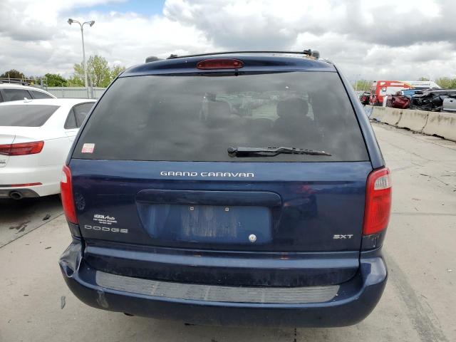 2D4GP44L55R443699 - 2005 DODGE CARAVAN SXT BLUE photo 6