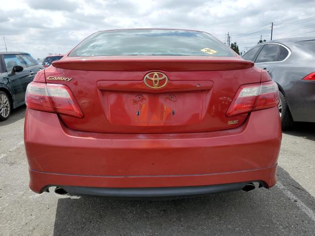 4T1BK46K37U006036 - 2007 TOYOTA CAMRY LE RED photo 6