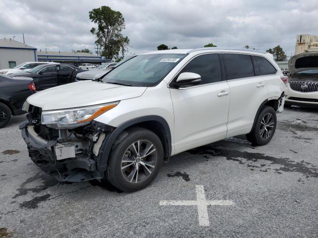 5TDKKRFH1GS163851 - 2016 TOYOTA HIGHLANDER XLE Ağ foto 1