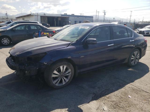 1HGCR2F70GA120602 - 2016 HONDA ACCORD EX BLUE photo 1